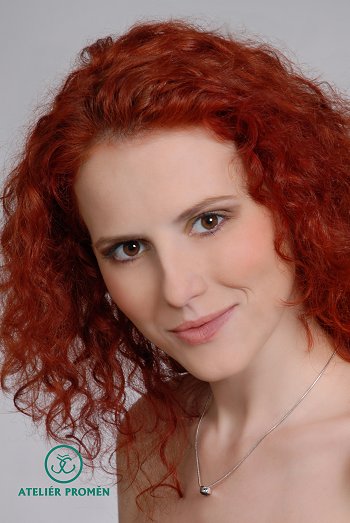 Svatební líčení – zrzka přirozený look